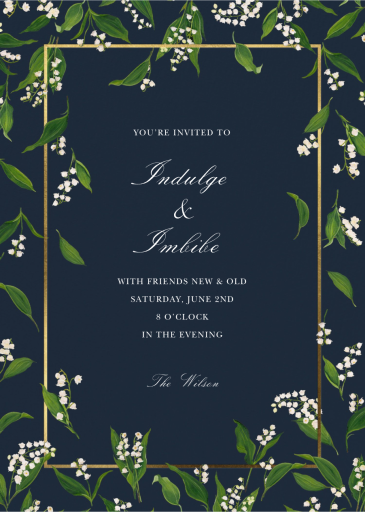 Valley Girls - Party Invitation by Oscar de la Renta