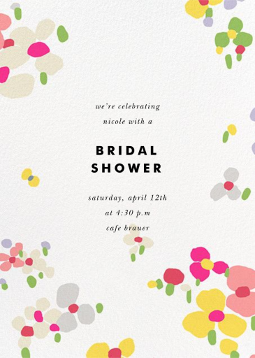 Fauvist Florals - Bridal Shower Invitation by kate spade new york
