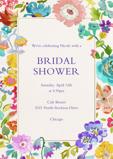 Classic Meadow - Bridal Shower Invitation by Liberty