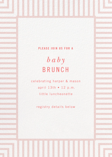 Seersucker Stripe - Baby Shower para Baby Shower de kate spade new york