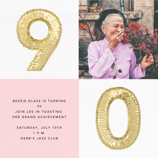 Shine Photo - Birthday Invitation by CONFETTISYSTEM