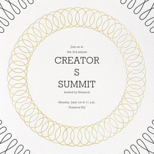 Spirals - Conference Invitation by Paperless Post