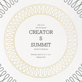 Spirals - Conference Invitation by Paperless Post