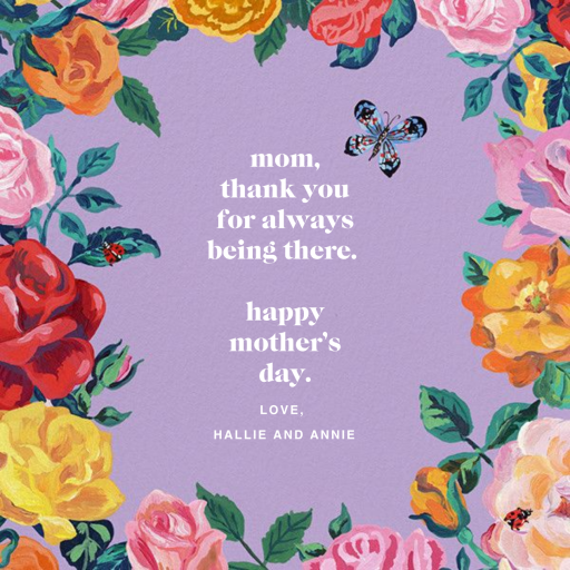 La Roseraie - Mother's Day Card by Nathalie Lété