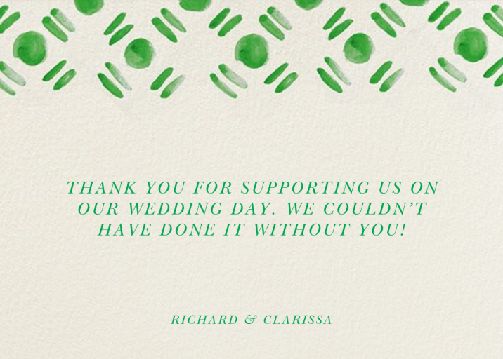 Dot and Dash Horizontal - Stationery by Oscar de la Renta