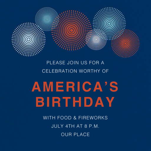 Fire Island Works - 4th of July Invitation by Jonathan Adler