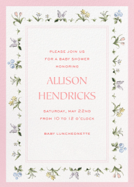 Dainty Florals (Riley Sheehey) - Baby Shower Invitation by Dogwood Hill