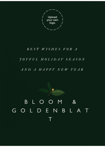 Holly Branch - Holiday Card by Paperless Post - Back