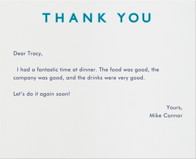 Double Thank You - Stationery by Paperless Post