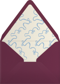 Painted Bow Cutout - Paperless Post Envelope