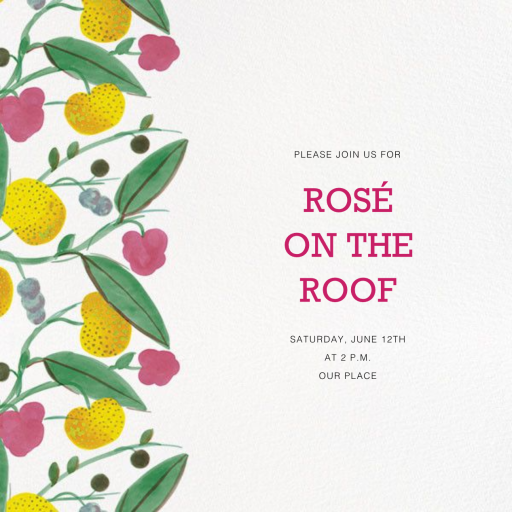 Paratiisi (Square) - Invitation by Marimekko