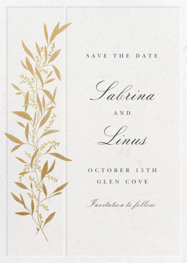 Untamed Grace - Save the Date by Paperless Post