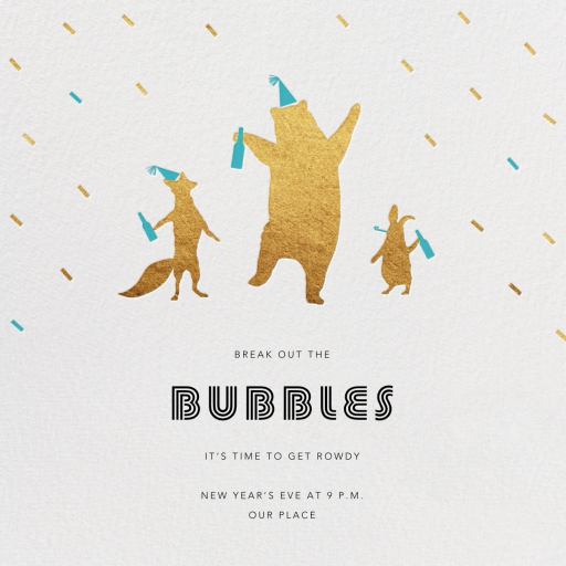 Party Animals - New Year's Eve Invitation by Paperless Post