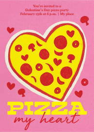 Pizza Heart by Paperless Post
