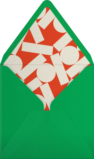 Joyful Wishes - Paperless Post Envelope