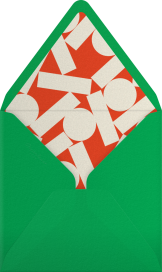 Joyful Wishes - Paperless Post Envelope