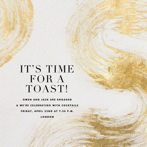 Allegro - Engagement Party Invitation by Kelly Wearstler