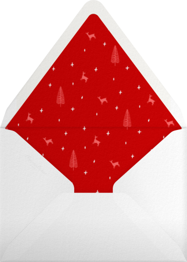 Snow Pine Valley (Horizontal) - Paperless Post Envelope