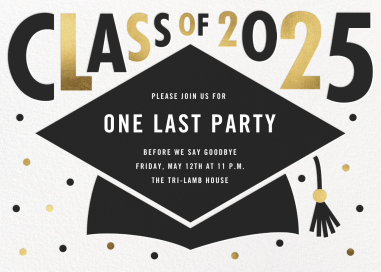 Mortarboard Bash by Paperless Post