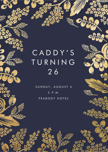 Heather and Lace - Birthday Invitation by Rifle Paper Co.