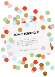 Throw Confetti by Paperless Post