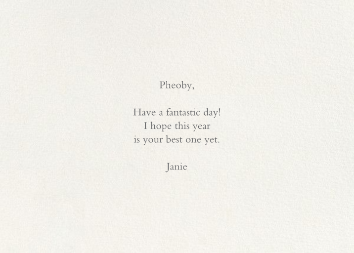 Pâtisserie Sampler - Birthday Card by John Derian - Back