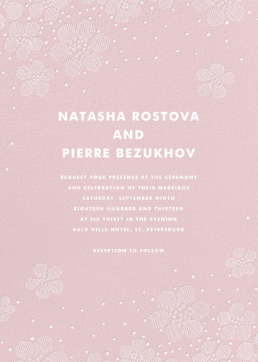 Blossoms on Tulle I Tall by Oscar de la Renta