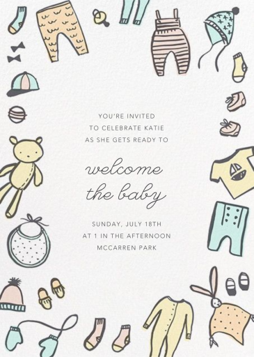 Bundling Basics - Baby Shower Invitation by Hello!Lucky