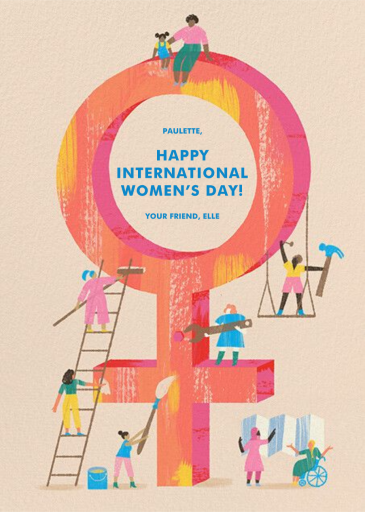 Team Effort - International Women's Day Card by Paperless Post