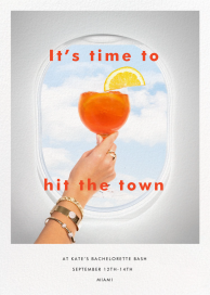 Window Seat - Bachelorette Party Invitation by Gray Malin