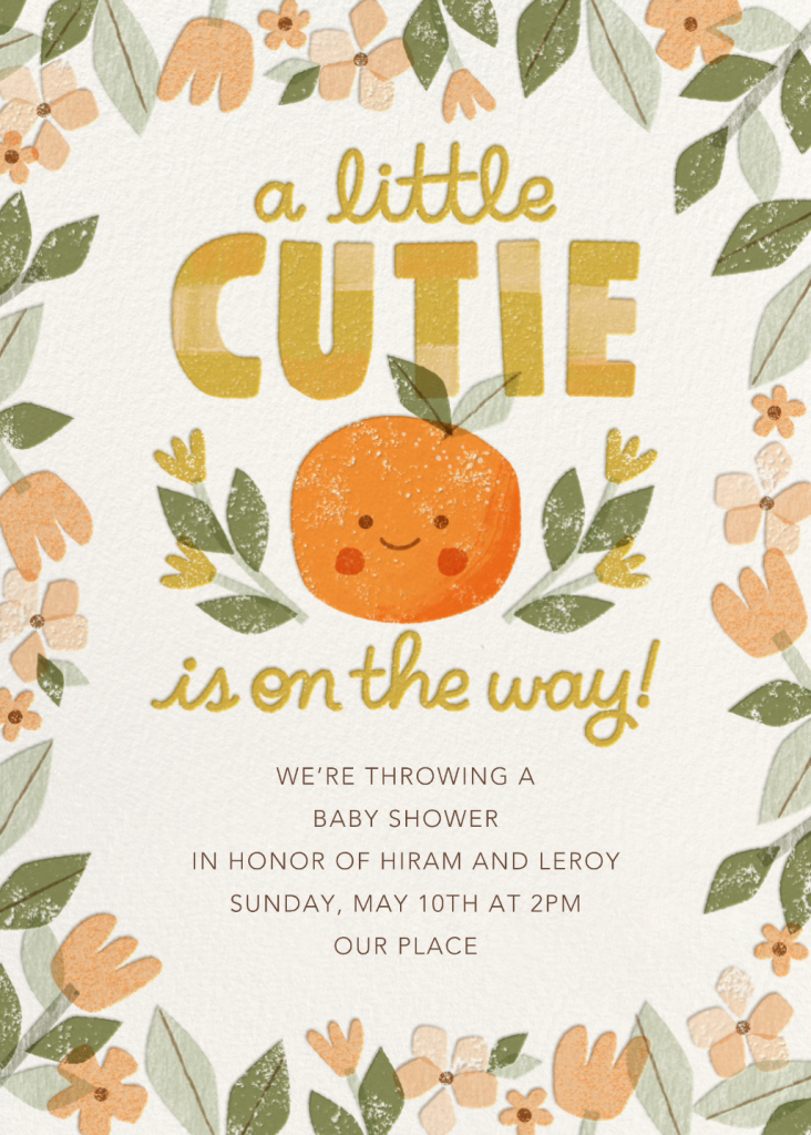 Little Cutie - Party Invitation - Paperless Post