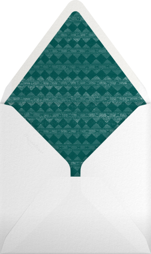 The Joy of Skiing - Paperless Post Envelope