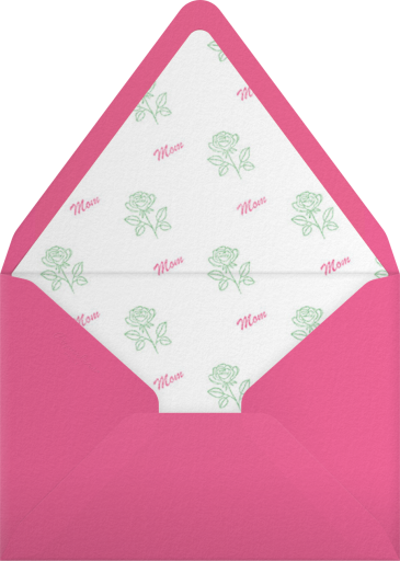 Maternal Bouquet - Paperless Post Envelope