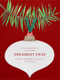 Ornament Branch by Paperless Post