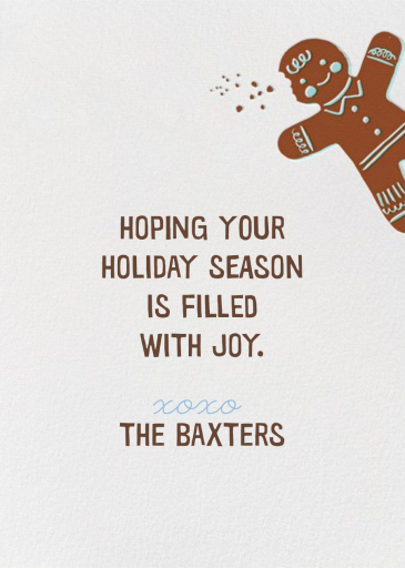 Gingerbread Fam by Hello!Lucky - Back