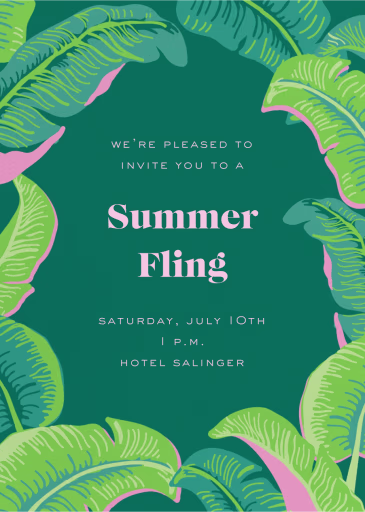 Lahaina - Summer Party Invitation by Cheree Berry Paper & Design