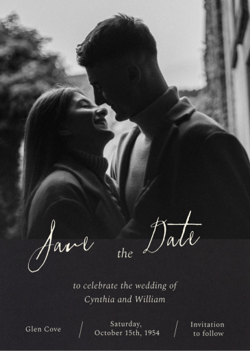 Romantic Photo - Save the Date by Paperless Post