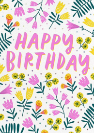 Birthday Garden - Birthday Card by Hello!Lucky