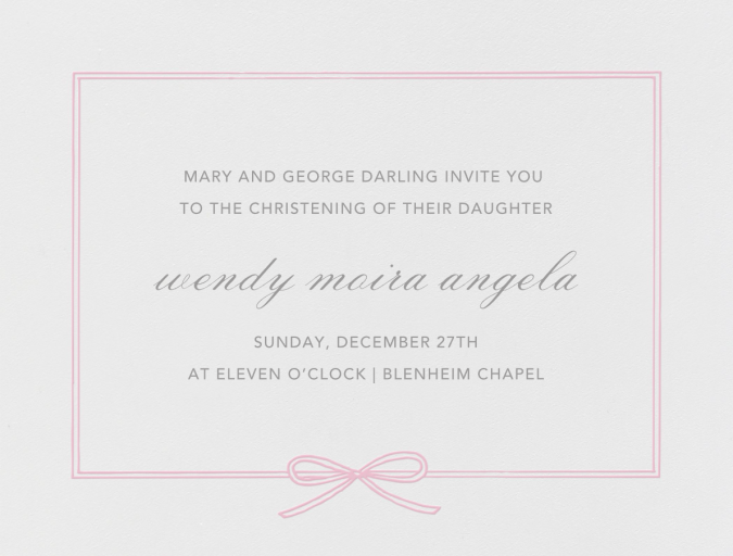 Amande - Baptism & Christening Invitation by Paperless Post