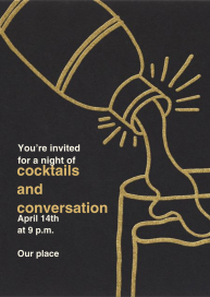 Shake N Roll - Happy Hour Invitation by Paperless Post