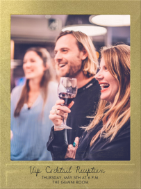 Snapshot Metallic (Single Sided) - Tall - Business Invitation by Paperless Post