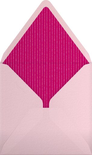 Pressed Cherry Blossoms - Paperless Post Envelope