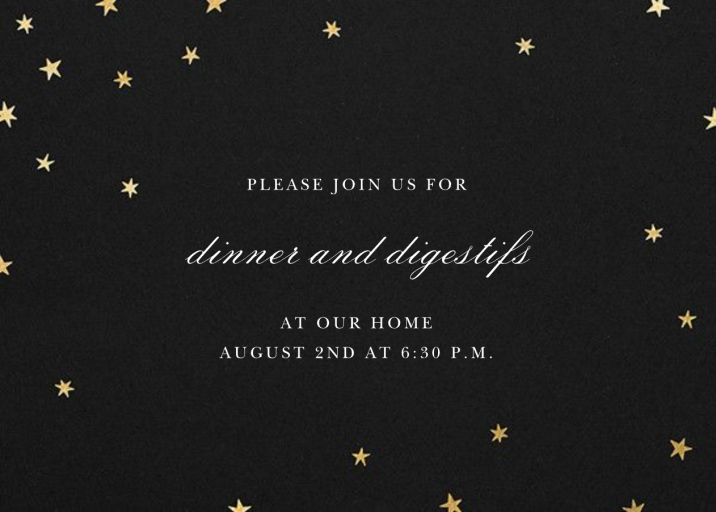 Nightly (Tall) - Bar & Bat Mitzvah Invitation by Paperless Post
