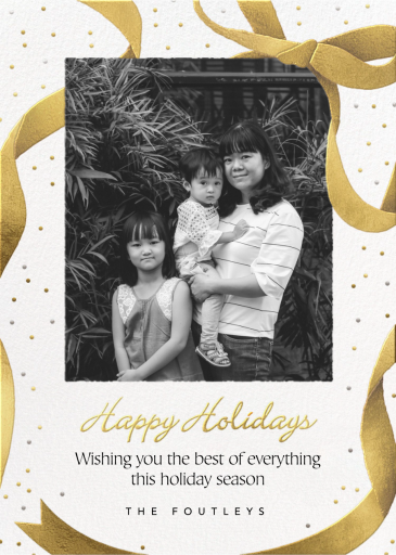 Wrapped with Love - Holiday Card by Paperless Post