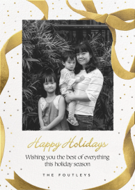 Wrapped with Love - Holiday Card by Paperless Post