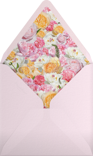 Peonies - Paperless Post Envelope
