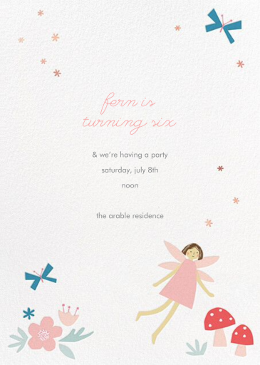 Fairy Nice - Birthday Invitation by Meri Meri
