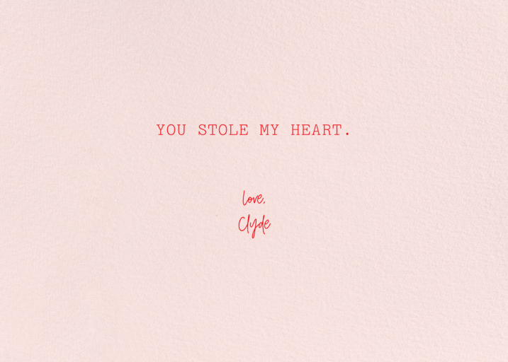 The Mostest - Love and Romance Card by 2021 Co. - Back