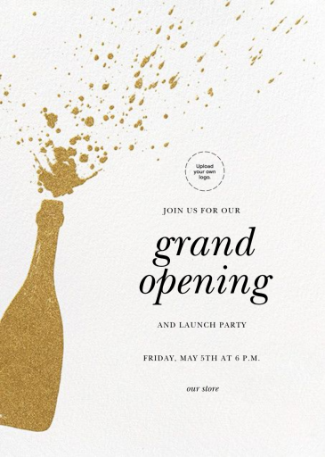 Champers - Business Event Invitation by Paperless Post