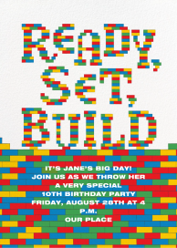 Ready, Set, Build by Paperless Post